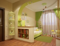 Дизайнерский ремонт квартир студий для семьи с ребенком